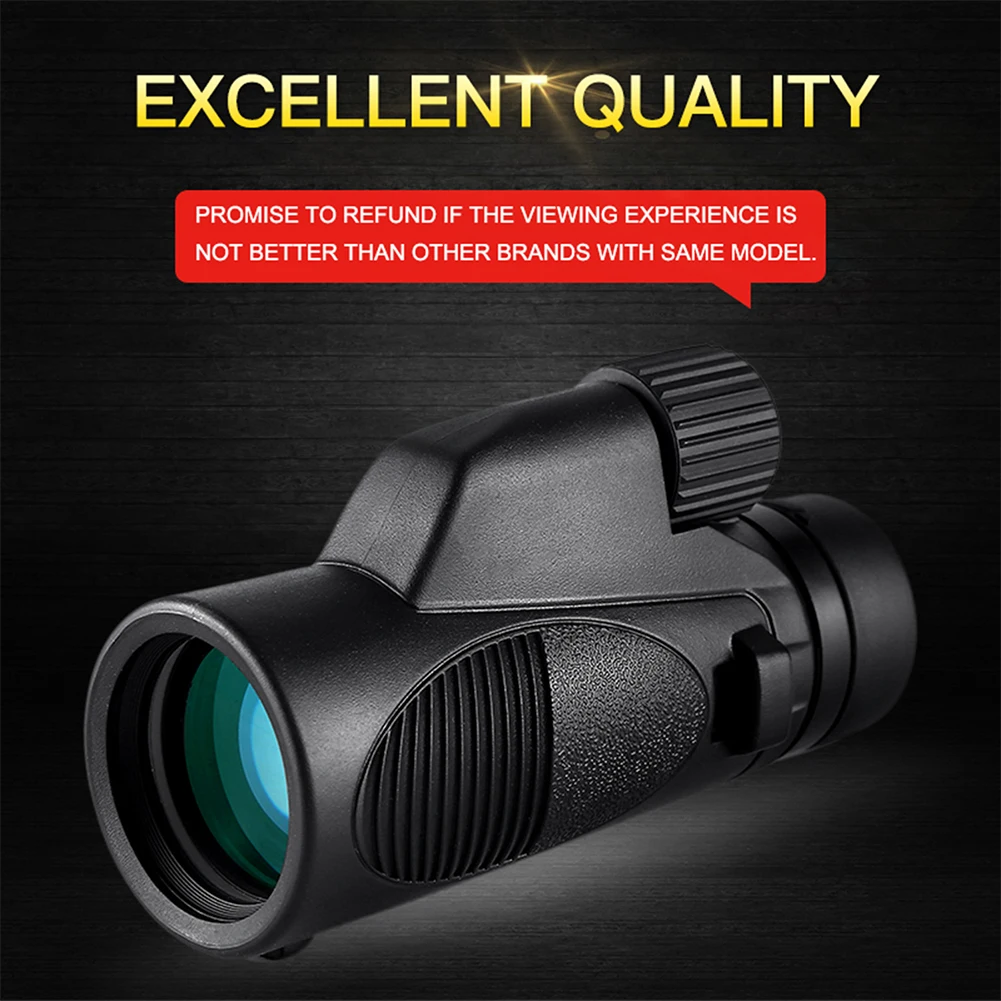 Outdoor Adventurer FMC Objective Lens 10X42 Nature Explorer Monocular Telescope Travel BAK-4 Prism Mobile Portable Handheld HD