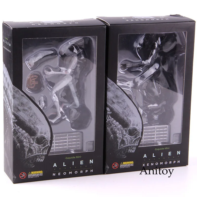 Hiya игрушки изысканный мини чужой завет чужой Neomorph& Xenomorph фигурка из ПВХ, Коллекционная модель, игрушка 2 шт./компл