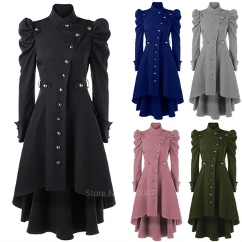 

New Carnival Party Medieval Cosplay for Women Victoria Gothic Dress Adult Halloween Performance Middle Ages Vintage Clothing