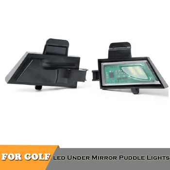 

2pcs LED puddle lights under side mirror lamps for VW Golf Sportsvan 7 VII variant all track Touran II Canbus No Error