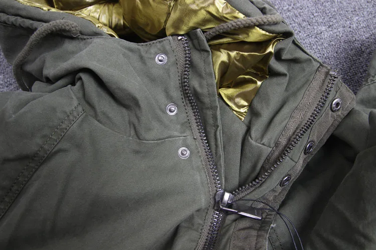 Dpp05 Autumn& Winter Men Workwear-Style Hooded Cotton Coat Jacket Loose-Fit Cotton-padded Clothes