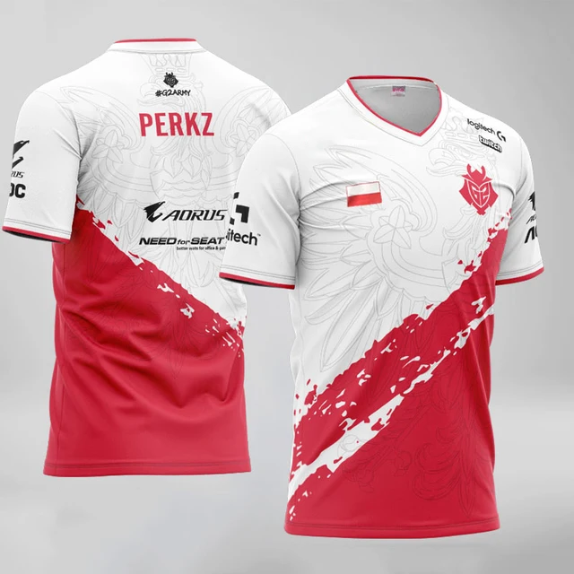 Camisetas de uniforme de Polonia LoL CSGO Team G2 para hombres y mujeres, camisetas personalizadas con identificación, de calidad|Camisetas| - AliExpress