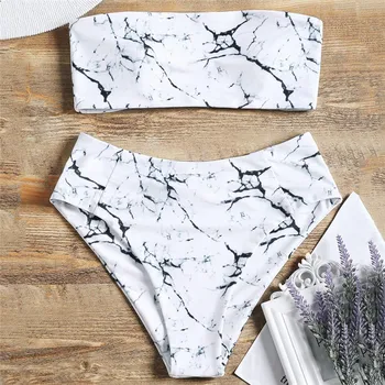

Split Lady sexy bra gradient high waist swimsuit 2020 bikini