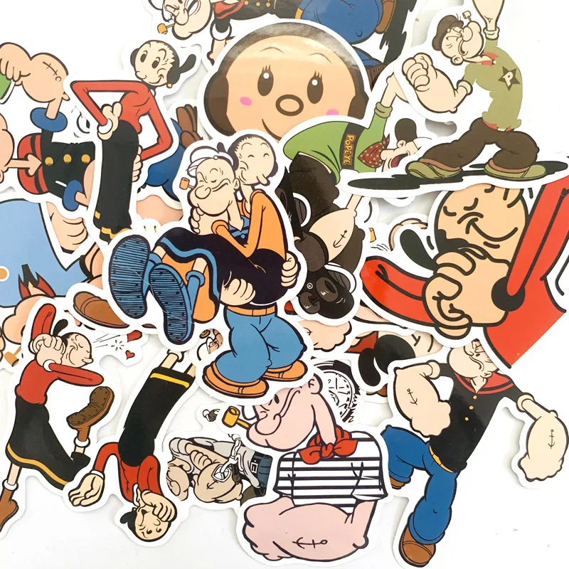 Td ZW 18 шт. мультфильм Popeye матросские наклейки Водонепроницаемая наклейка для ноутбука мотоцикл багаж сноуборд холодильник телефон автомобиля стикер