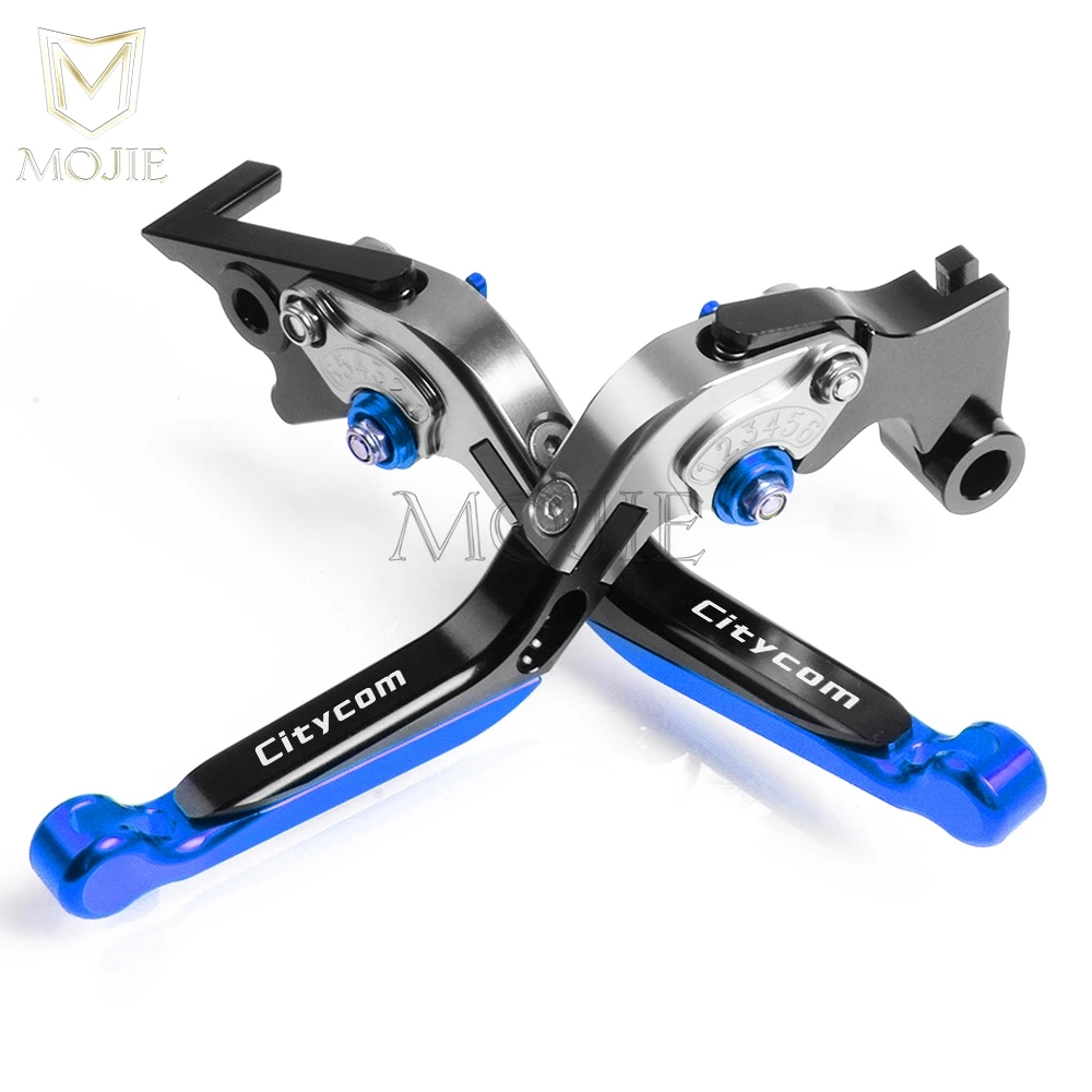 

Motorcycle Accessories CNC Adjustable Folding Extendable Brake Clutch Levers Set For SYM Citycom 300i 300 i 2013-2016 2014 2015