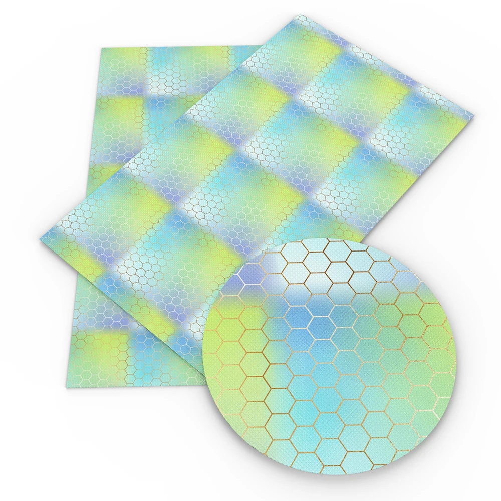 Давид аксессуары 20*34 см St Patricks искусственная кожа ткань DIY лук сумка Домашняя одежда текстиль швейная синтетическая кожа, 1Yc8786