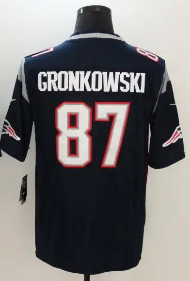 As photo Все сшитые мужские wo Мужские Молодежные Дети th Новая Англия Rob Gronkowski 87 Джерси - Цвет: As photo
