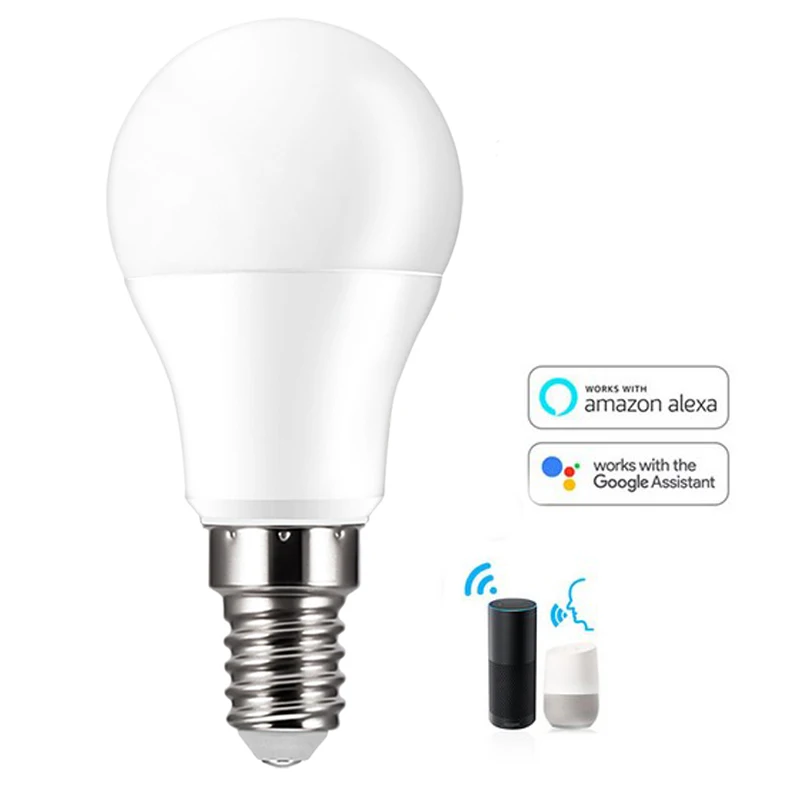 E27/B22/E26/E14 умная лампа RGB LED Wifi светильник для Android Apple пульт дистанционного