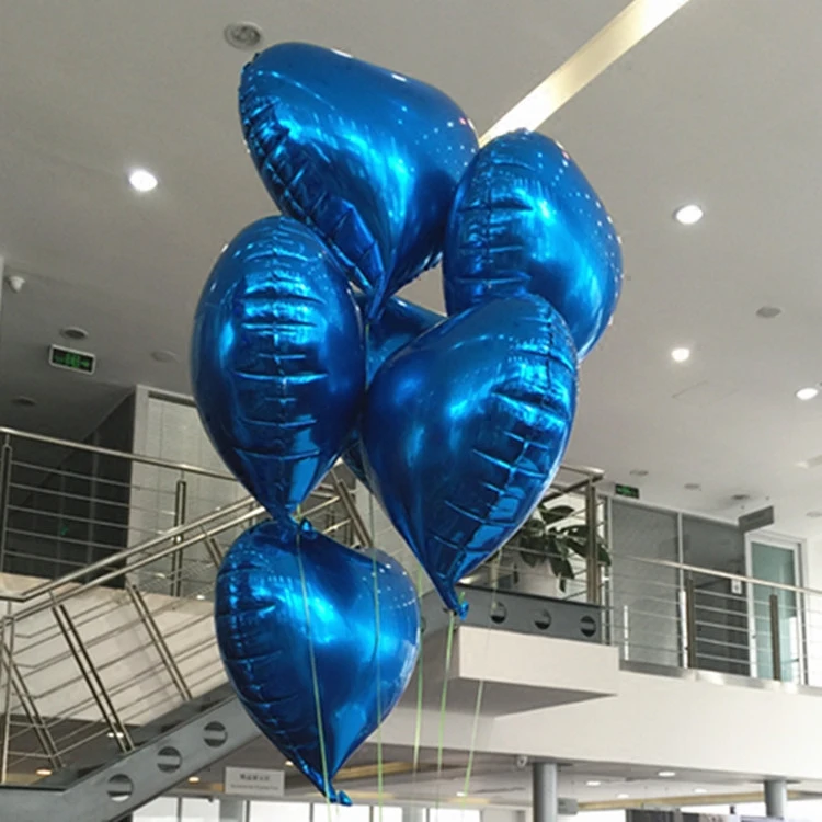 1 шт. 18 дюймовый Гелиевый шар Сердце свадьба звезда воздушные шары из алюминиевой
