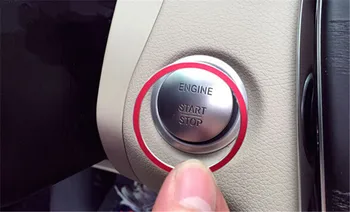 

1pc Start Stop Engine Push Button Key Trim Ring Sticker Cover For Mercedes-Benz CLA C117 W117 CLA180 CLA200 220 CLA250 2014 2015