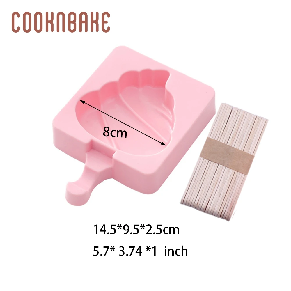 CDY-235 COOKNBAKE силиконовые формы для мороженого силиконовые кубики льда лоток ледоформа для детей торт инструмент для украшения с палкой - Цвет: CDY-235