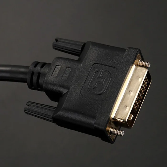1,5 м HDMI к DVI круглый компьютерный линейный Телевизор 1080P двойное кольцо магнит медный дисплей DQ-Drop