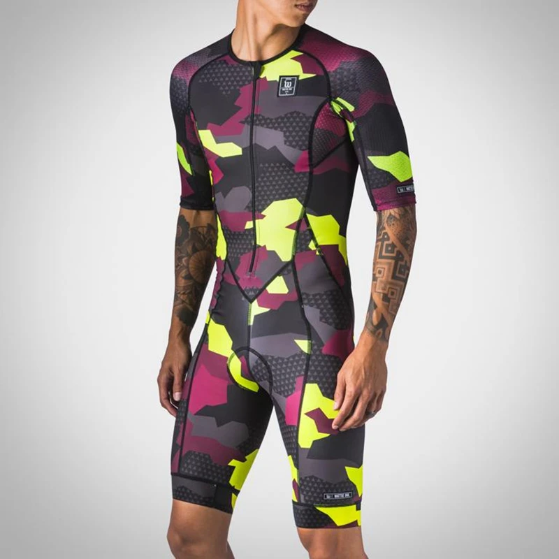 Wattie ink мужская летняя велосипедная одежда skinsuit speedsuit roupa ciclismo триатлон Майо MTB горные одежда комбинезон - Цвет: suits