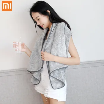 

XiaoMi mijia antibacterial bamboo charcoal fiber large bath towel absorbent soft skin-friendly household bath towel