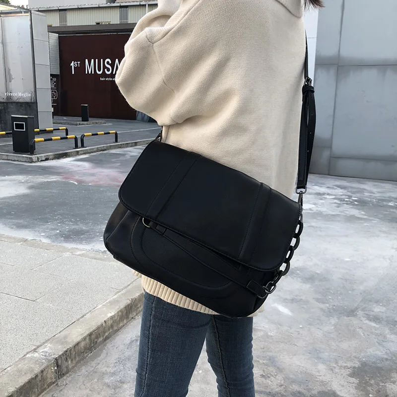 Сумки на плечо для женщин бордовая сумка через плечо Bolsa Feminina роскошные сумки женские сумки дизайнерские женские сумки черные - Цвет: Черный