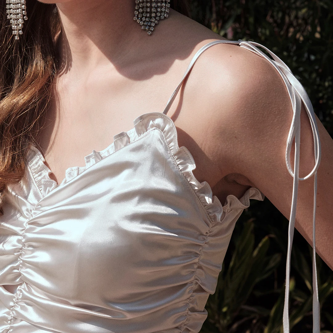 EASYSMALL For love lemons, женское платье, модное, высокое качество, Vestidos, вечерние, сатиновые, с оборками, высокая талия, короткие платья