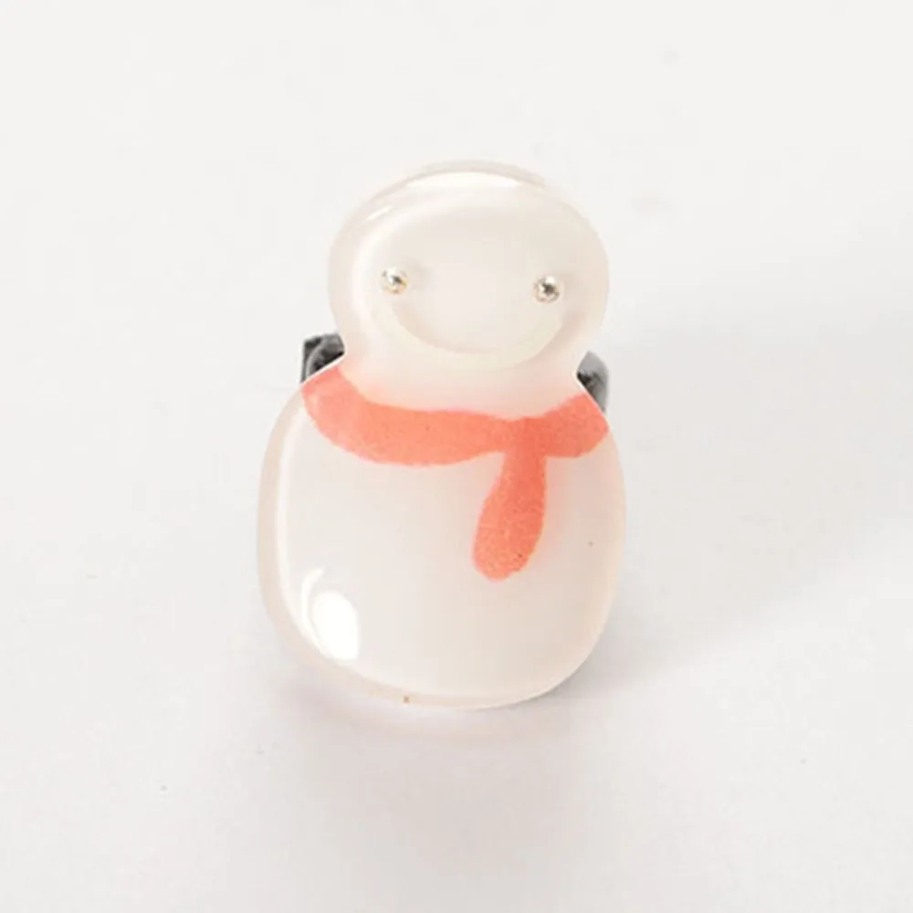 8 Новые горячие Kawaii стиль рождественские заколки для волос для девочек Рождественская елка шапка снеговика форма мини шпилька креативное Рождественское украшение для волос - Цвет: 8