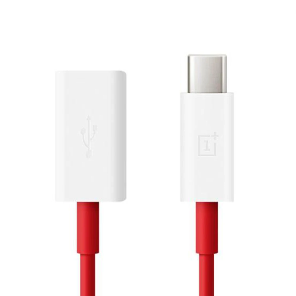 Оригинальный кабель конвертер OnePlus 7 pro 6t 6 3 3T 5 5T Type C OTG адаптер данных otg поддержка