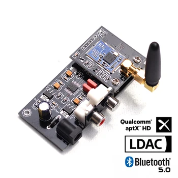 

CSR8675 Bluetooth 5.0 Audio APTX-HD LDAC Wireless Music Receiver PCM5102A For Amplifier Decoding AMP RCA Output DAC Board