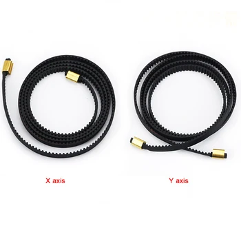

2 Pcs Timing Band Parts GT2 6mm Open X Axis Durable Synchronous Belt Stretch 3D Printer Rubber Transmission For Creality Ender 3
