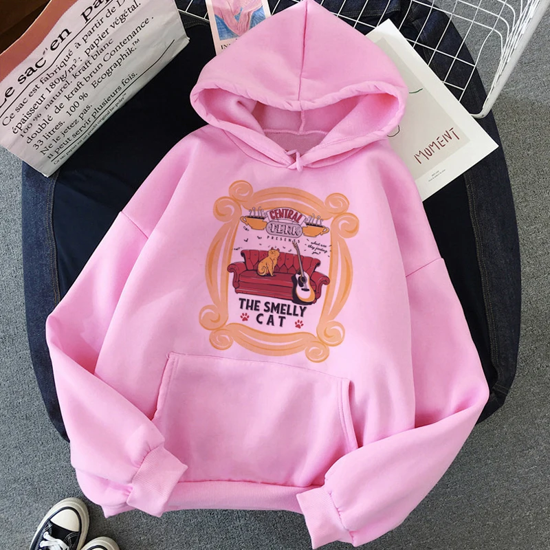 Новые друзья ТВ шоу веселое Harajuku мультфильм толстовки для женщин Ullzang Винтаж 90s хип хоп Толстовка Графический уличные толстовки женские