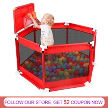 Детский манеж для детей Бассейн шарики для новорожденного забор детский манеж для детского бассейна Детский Манеж Детский защитный барьер детская палатка