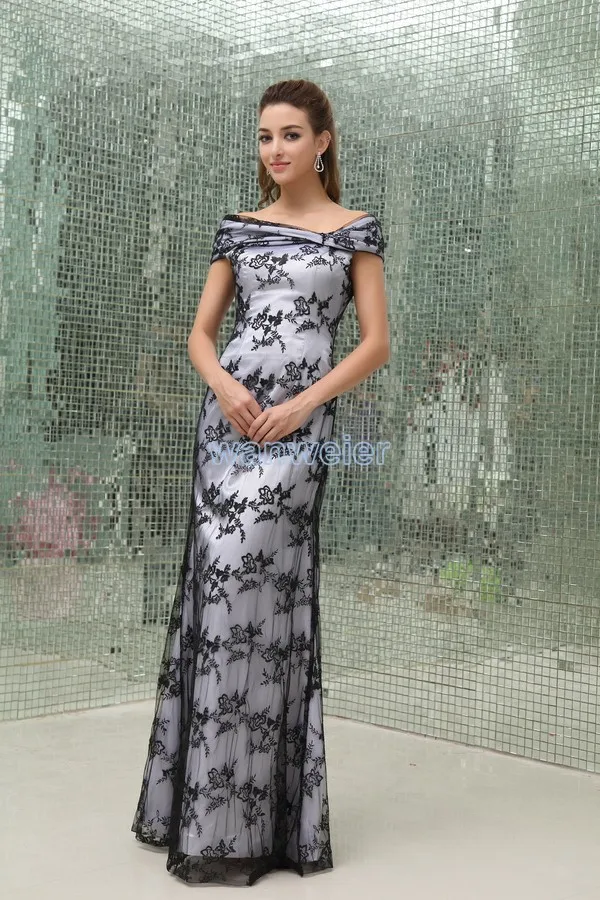 Женские платья длина в пол длинный дизайн распродажа vestidos formales черные кружевные платья для матери невесты