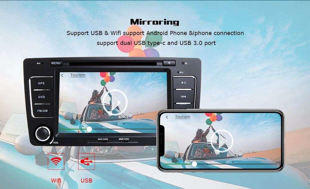 Ips DSP 8 ядерный 4 Гб 64 г 2 Din Android 9,0 автомобильный Радио dvd-плеер для Skoda Octavia 2 3 A 5 A5 Yeti gps навигация Мультимедиа Стерео