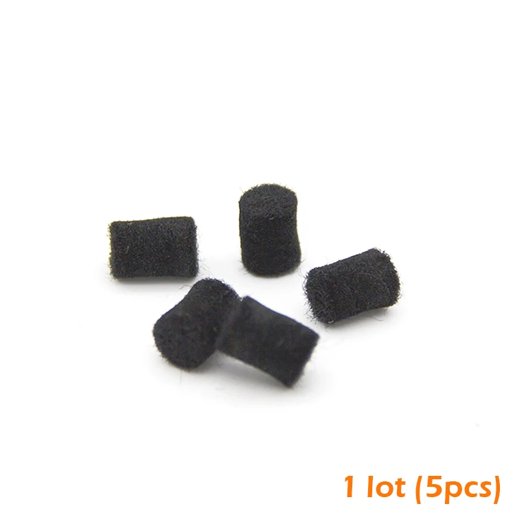 Black color 1 lot 5 шт./лот саксофон бампер толи для альт/тенор саксофон использовать саксофон аксессуары Запчасти - Цвет: Black color 1 lot