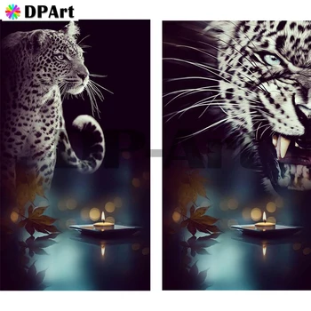 

Diamond Painting Full Square/Round Drill Leopard 5D Daimond Embroidery Painting Cross Stitch Kit Mosaic Rhinestone Art M1822