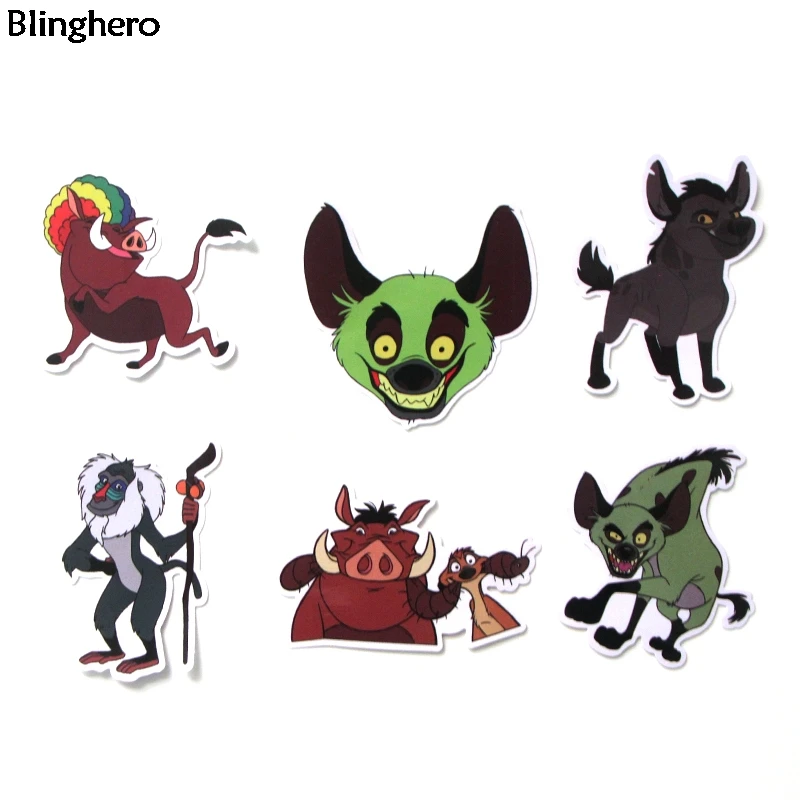 Blinghero Король Лев наклейки 40 шт./компл. мультфильм стикеры "Лев" канцелярские наклейки скейтборд милые стикеры на автомобиль наклейки BH0408