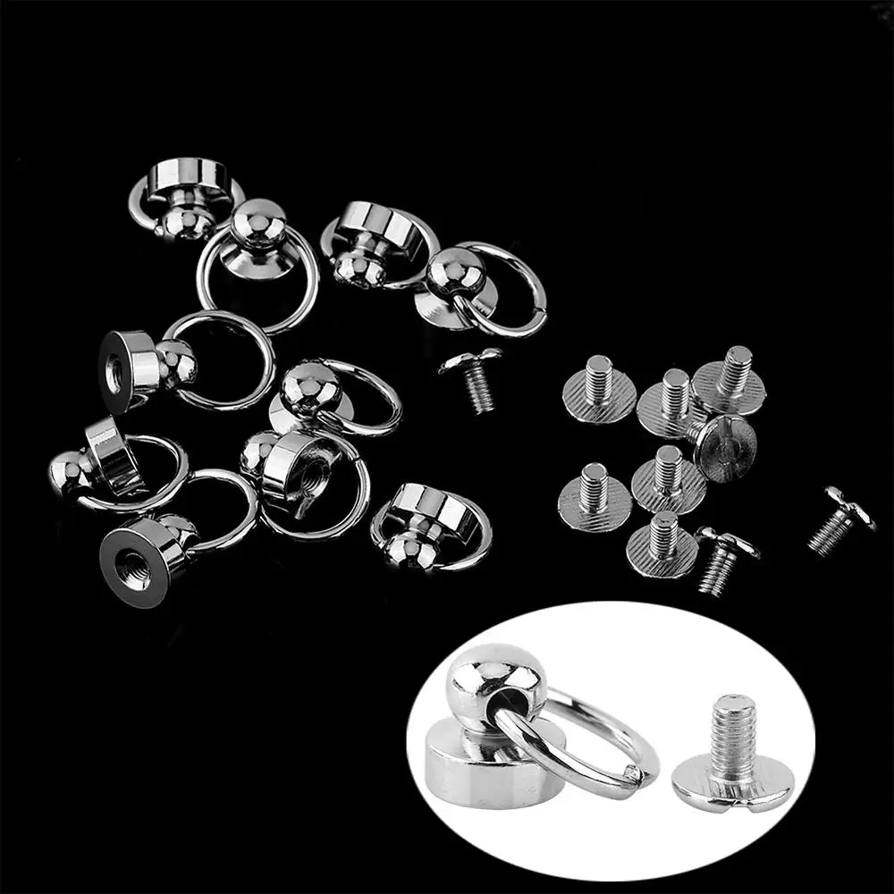 

Rivet Screw Back Stud Phone Shell Leather Belt Handmade Accessories Alloy 10PCS/Set Gold Silver Durable Bolt Button DIY
