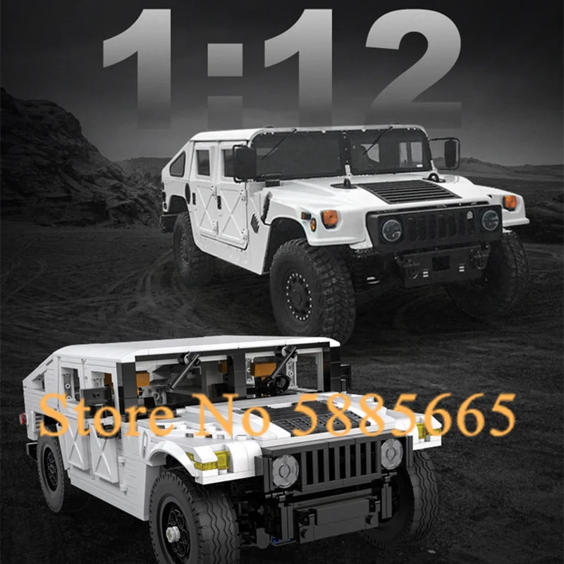 1380PSC DIY Puzzle Assembly Building Bolcks Radio Controlled Truck Parent-Child Interaction 1:12 Simulation RC Cars Toy For Kid 2
