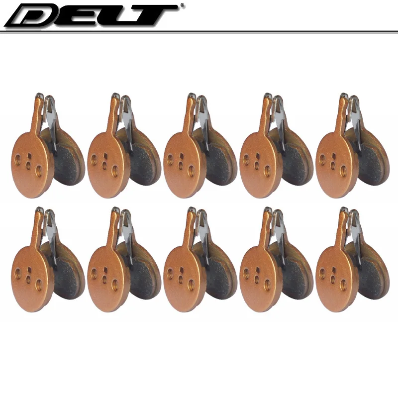 Metal 10 Pair 10 пар металл/Смола MTB горный велосипед Велоспорт дисковые Тормозные колодки для AVID BB5 - Цвет: Metal 10 Pair