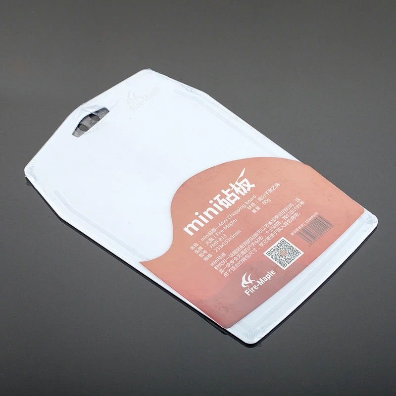 Огненный клен 3 мм толщиной Мини Белый Открытый Кемпинг Пикник разделочная доска 80 г FMP-813