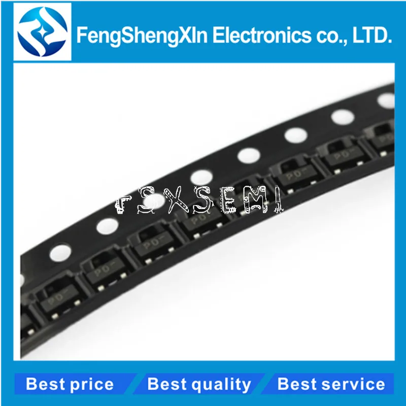 100 шт./лот BSS84LT1G BSS84 мощность PD MOSFET СОТ-23