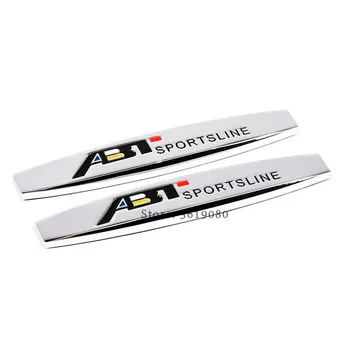 

Car Fender Side Sticker Accessories Auto Metal Emblem Badge for ABT Logo for VW Volkswagen Passat Polo Golf Tiguan Lavida Jetta
