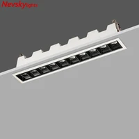 Led Recessed downlights black Ceiling LED Spot lamp bedroom white Square Spot light Living Room modern led ceiling light fixture 1