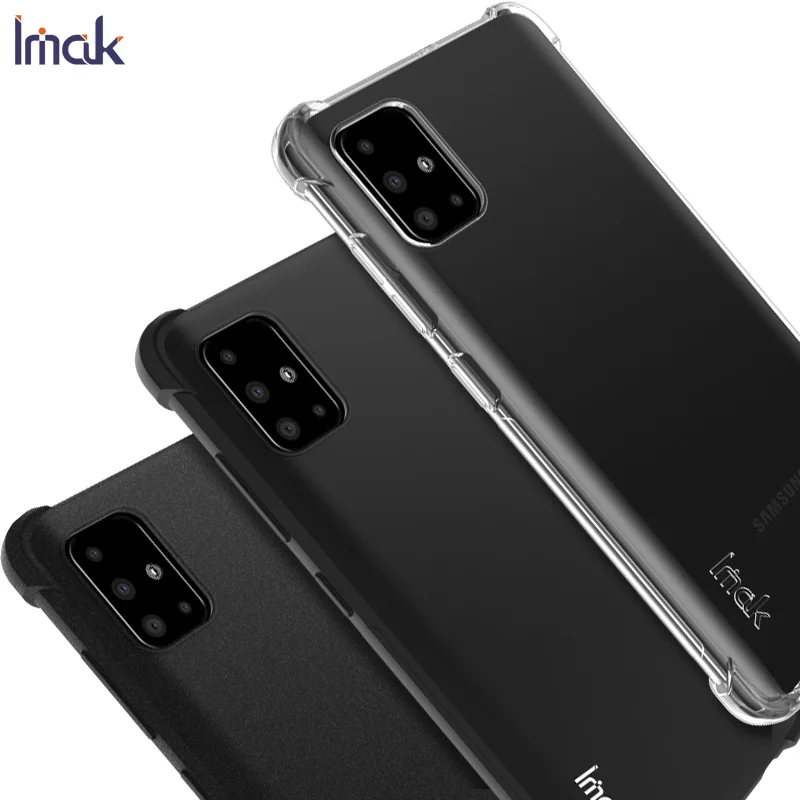 Версия с "воздушной подушкой" для samsung Galaxy A51 чехол с защитой экрана IMAK Мягкий ТПУ силиконовый чехол для телефона задняя крышка чехол для телефона s