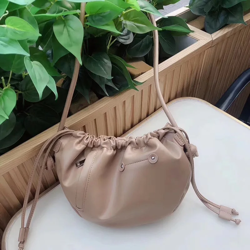 khaki Горячая Распродажа, сумки для женщин, новая мода, через плечо, мягкая кожа, женские сумки-мессенджеры, маленькая сумка на плечо, женские сумки для рук - Color: khaki