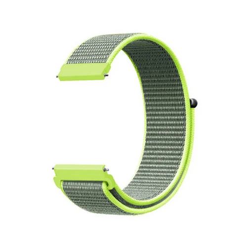brightyellow Нейлоновый ремешок для samsung galaxy watch Active 2, 40 мм, 44 мм, сменный Спортивный Браслет, ремешок для часов, браслет, Active2 gear S2 - Цвет ремешка: brightyellow