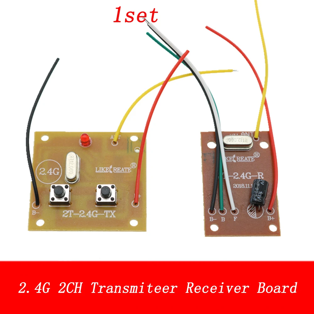 Радиоуправляемый передатчик приемник 2 канала 4 ГГц дальность 30 м | Игрушки и