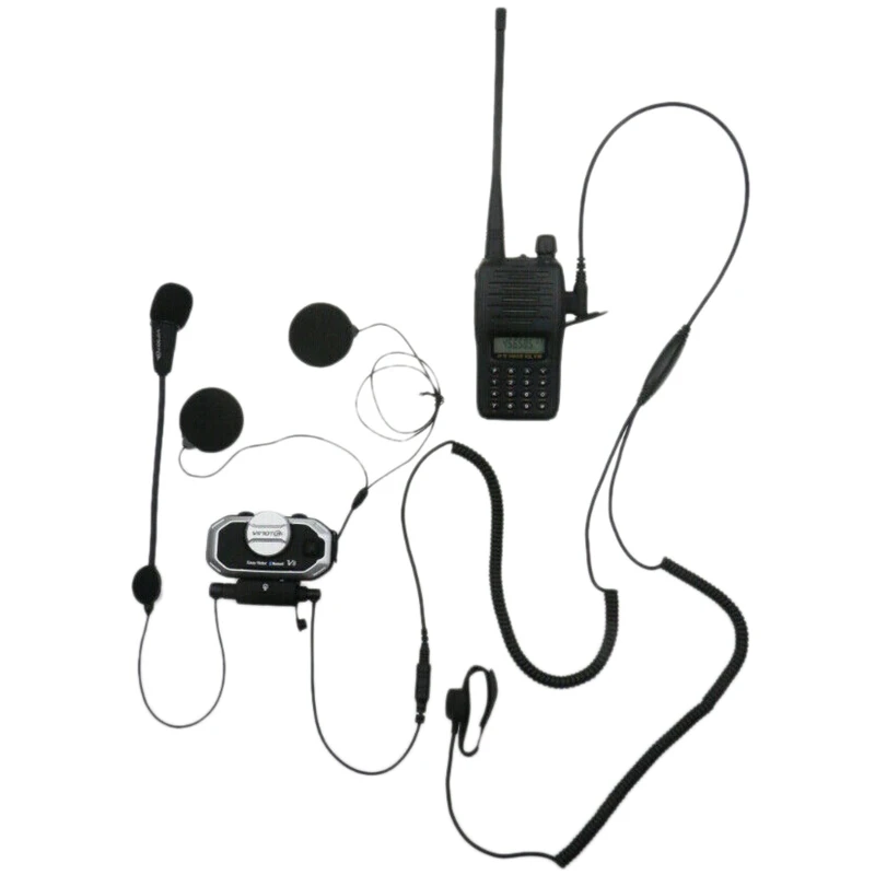 Для Vimoto V3 V8 V5S Bluetooth Шлемы-гарнитуры Соединительный кабель для Kenwood Baofeng UV-5R UV-82 GT-3 двухстороннее радио