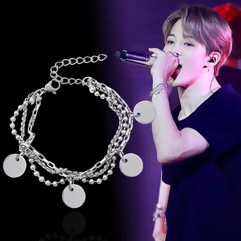 Парковый Цзи мин Бантан мальчиков Jimin chimchim тот же корейский многослойный
