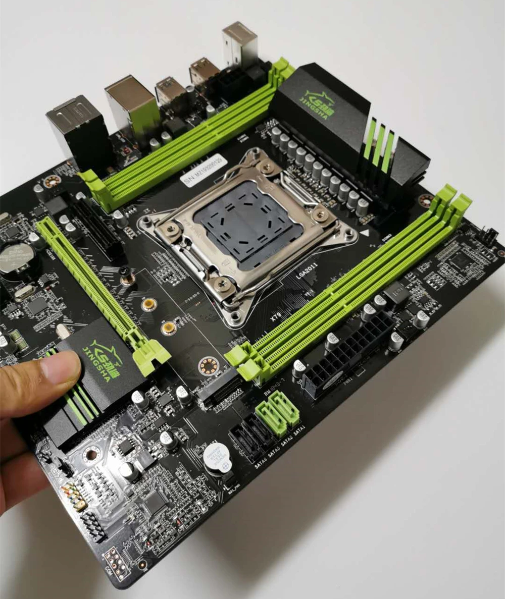 Jingsha X79 материнская плата E5 2680 v2 LGA2011 MATX USB3.0 SATA3 PCI E NVME M.2 SSD Xeon процессор 64