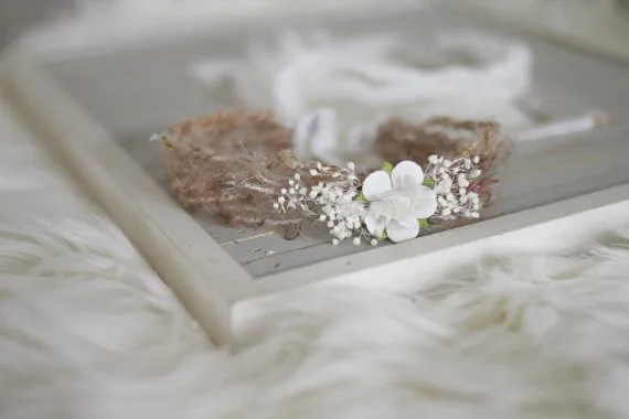 Новинка головные повязки для малышей с цветами девочек креативный