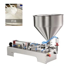 Полуавтоматическая пневматическая машина для наполнения Многоцелевая машина для наполнения жидкой пасты двойного назначения