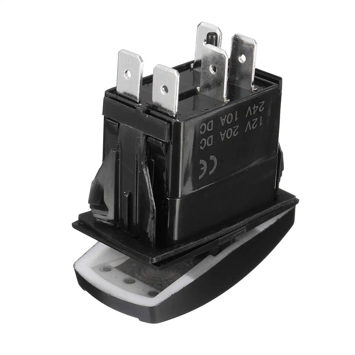 12V 24V автомобиль лодка светодиодный кулисный переключатель кнопка Оранжевый Светодиодный светильник Кулисные Переключатели для грузовика прицеп морской