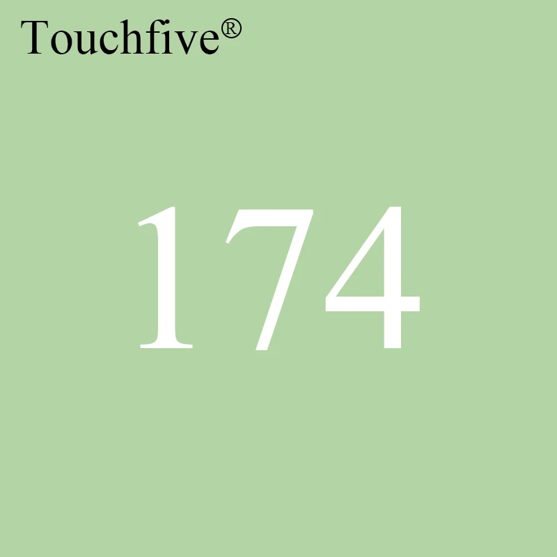 174 Touchfive дополнительный цвет Dual Head художественные маркеры одиночные на спиртовой основе эскизные маркеры манга кисть для рисования; ручка краски - Цвет: 174