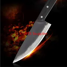 Нож мясника китайские кухонные ножи с полной ручкой из высокоуглеродистой